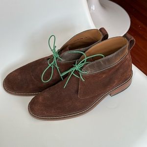 Men’s Cole Haan signature lace up boot brown suede size 8